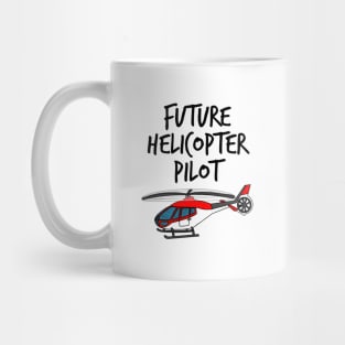 Future Helicopter Pilot Doodle (Red) Mug